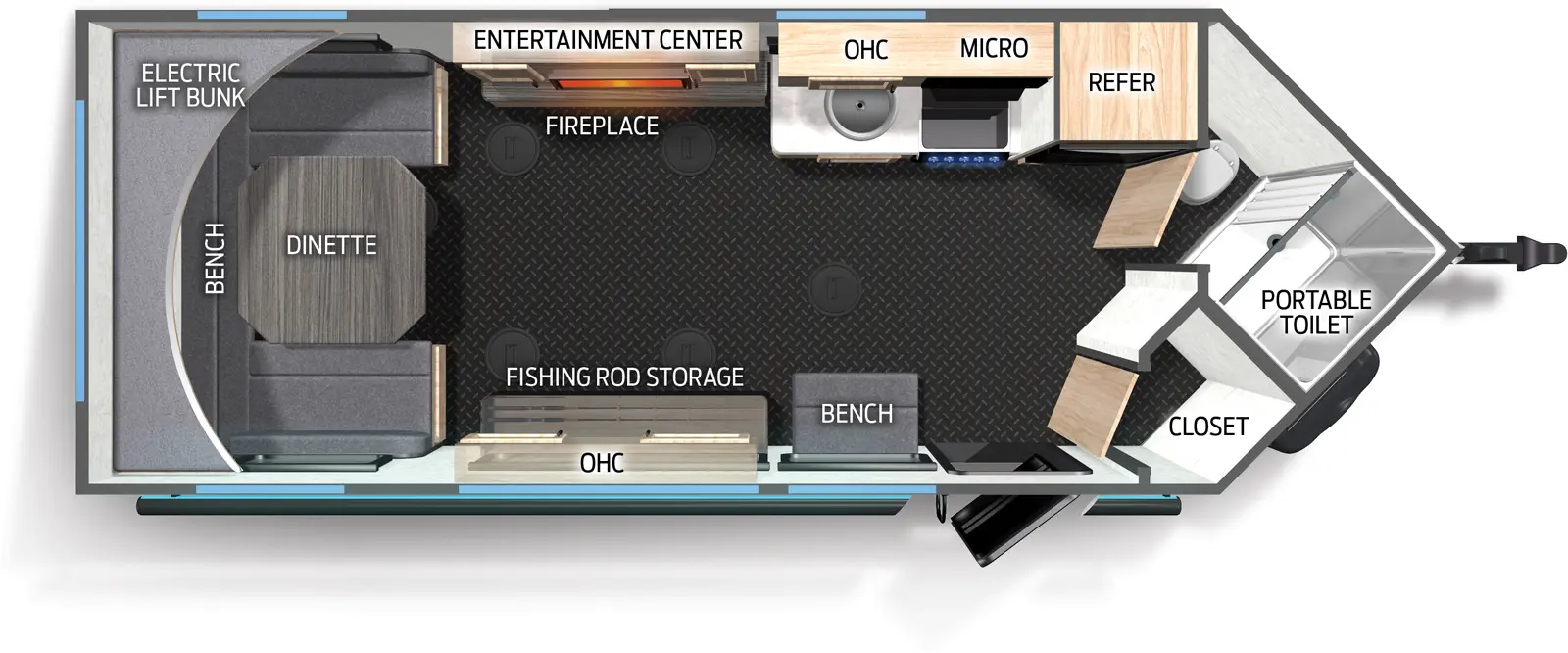 Grey Wolf 17BB Floorplan